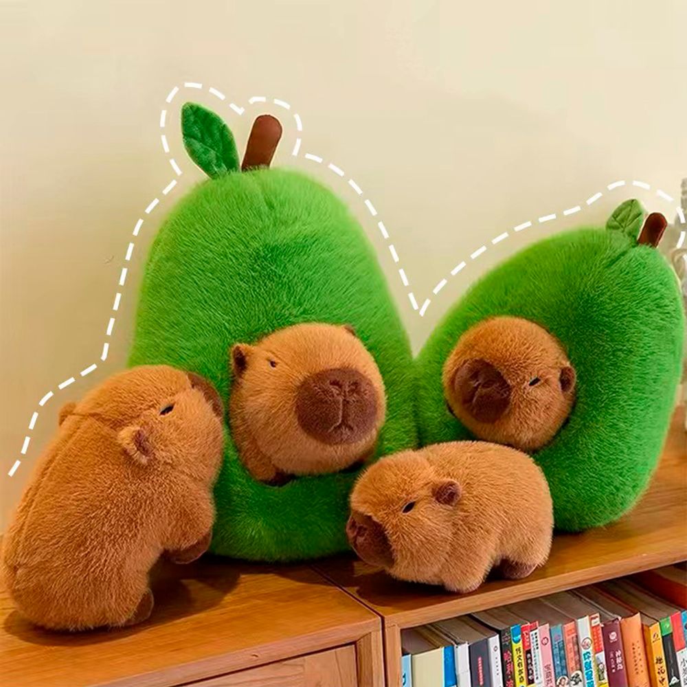 Мягкая игрушка "Капибара-груша" Мягкая игрушка "Капибара-груша"