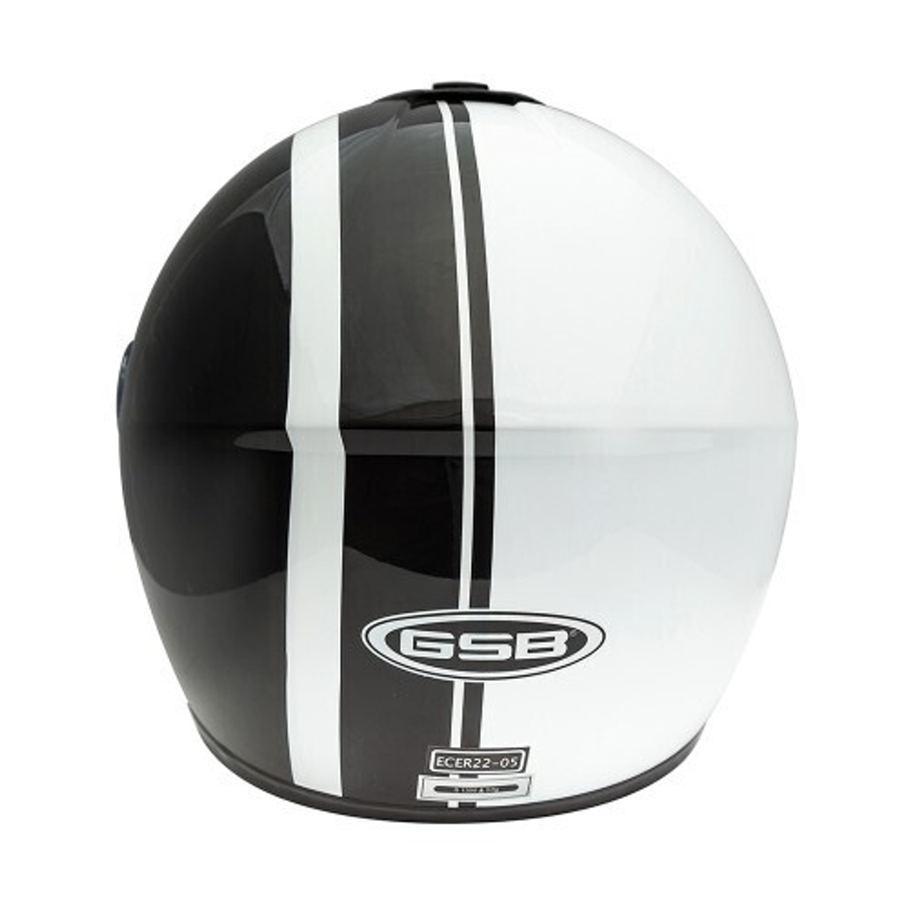Шлем GSB G-349 BLACK WHITE