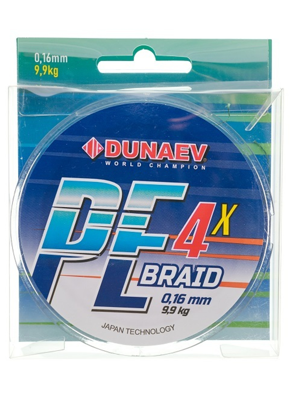 Шнур DUNAEV BRAID PE X4 150m 0.28мм