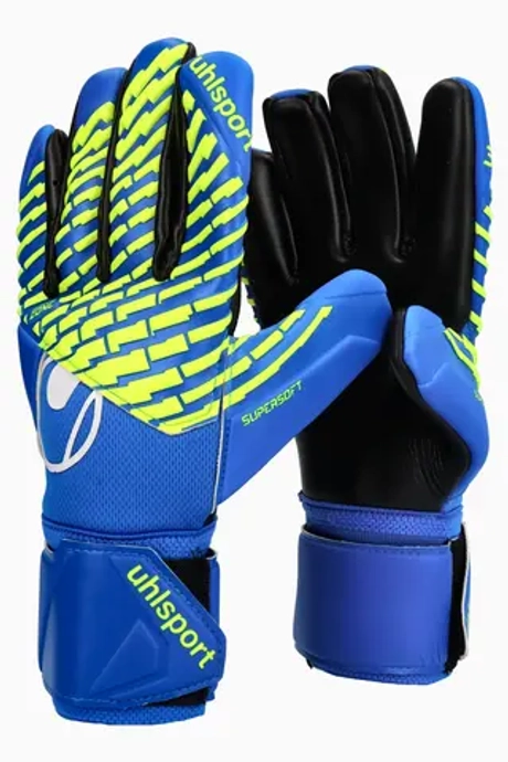 Вратарские перчатки Uhlsport Fangmaschine Cybertec Supersoft HN - синий