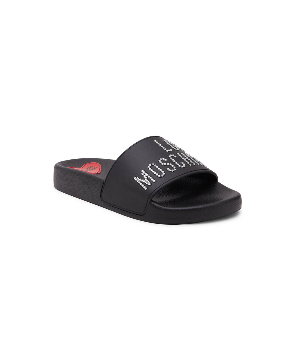 Шлепанцы Love Moschino - черный(JA28122G0II13)