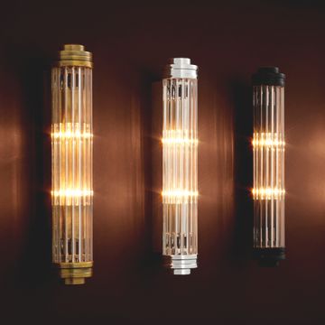 Eichholtz Wall Lamp Gascogne S, Nickel Finish / Clear Glass