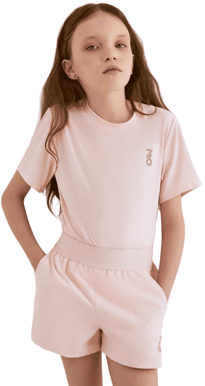 Футболка для девочек 7/6 Mia T-shirt - Mangano Calcite