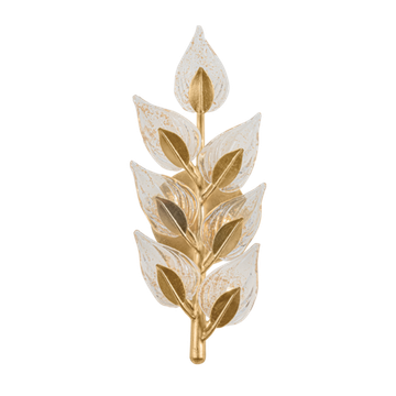 Corbett Ariadne Wall Sconce, 15 cm, Vintage Gold Leaf