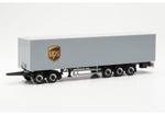 Грузовик Scania CR 20 HD с двумя прицепами-фургонами "UPS Spain" (Испания/Мадрид)