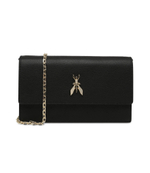 кожаная сумка-мессенджер Patrizia Pepe - черный(8B0069 L001)