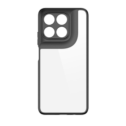 Чехол прозрачный с черными рамками для Motorola Moto G37 Power и G77 Power, серия Aimo Series Case от Dux Ducis