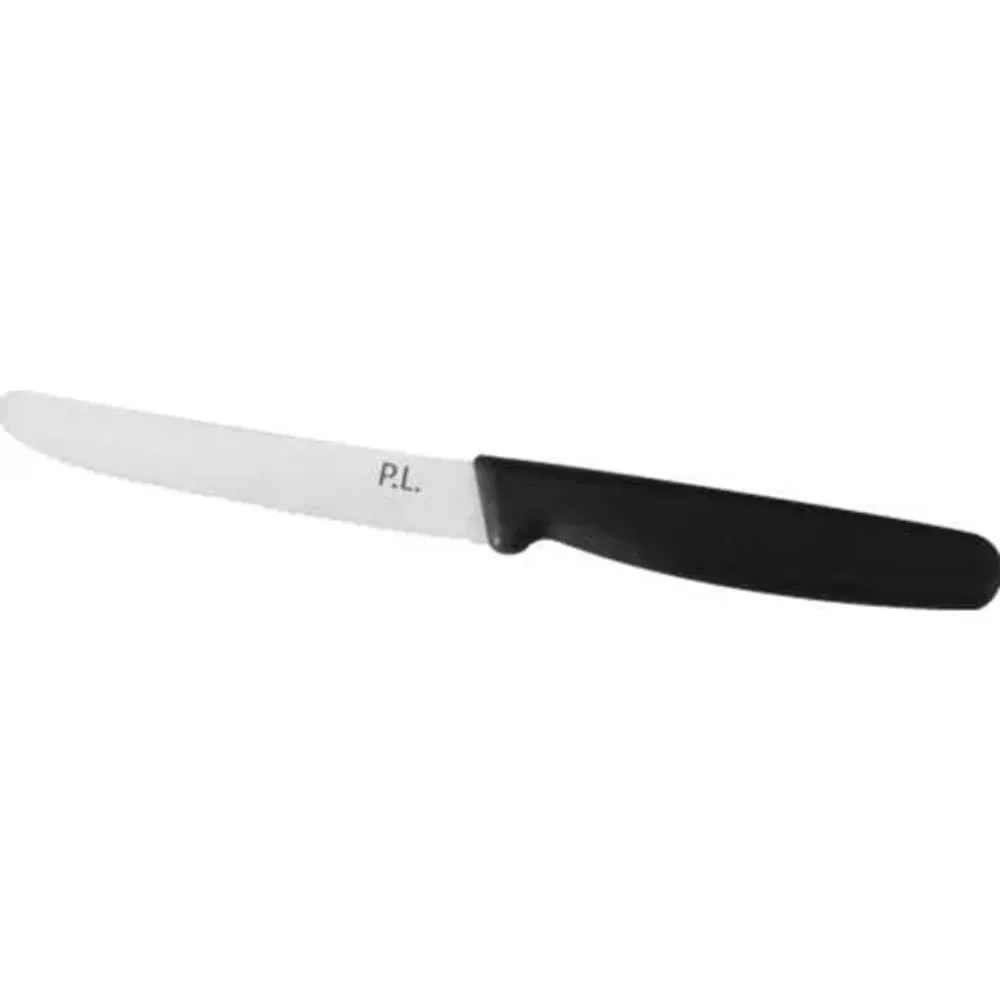 Нож PRO-Line для масла 16 см волнистое лезвие черная ручка P.L. Proff Cuisine
