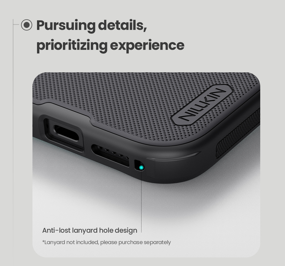 Чехол от Nillkin c зарядкой MagSafe для iPhone 17 Pro Max, серия Super Frosted Shield Pro Magnetic