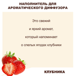 КЛУБНИКА - Наполнитель для ароматического диффузора