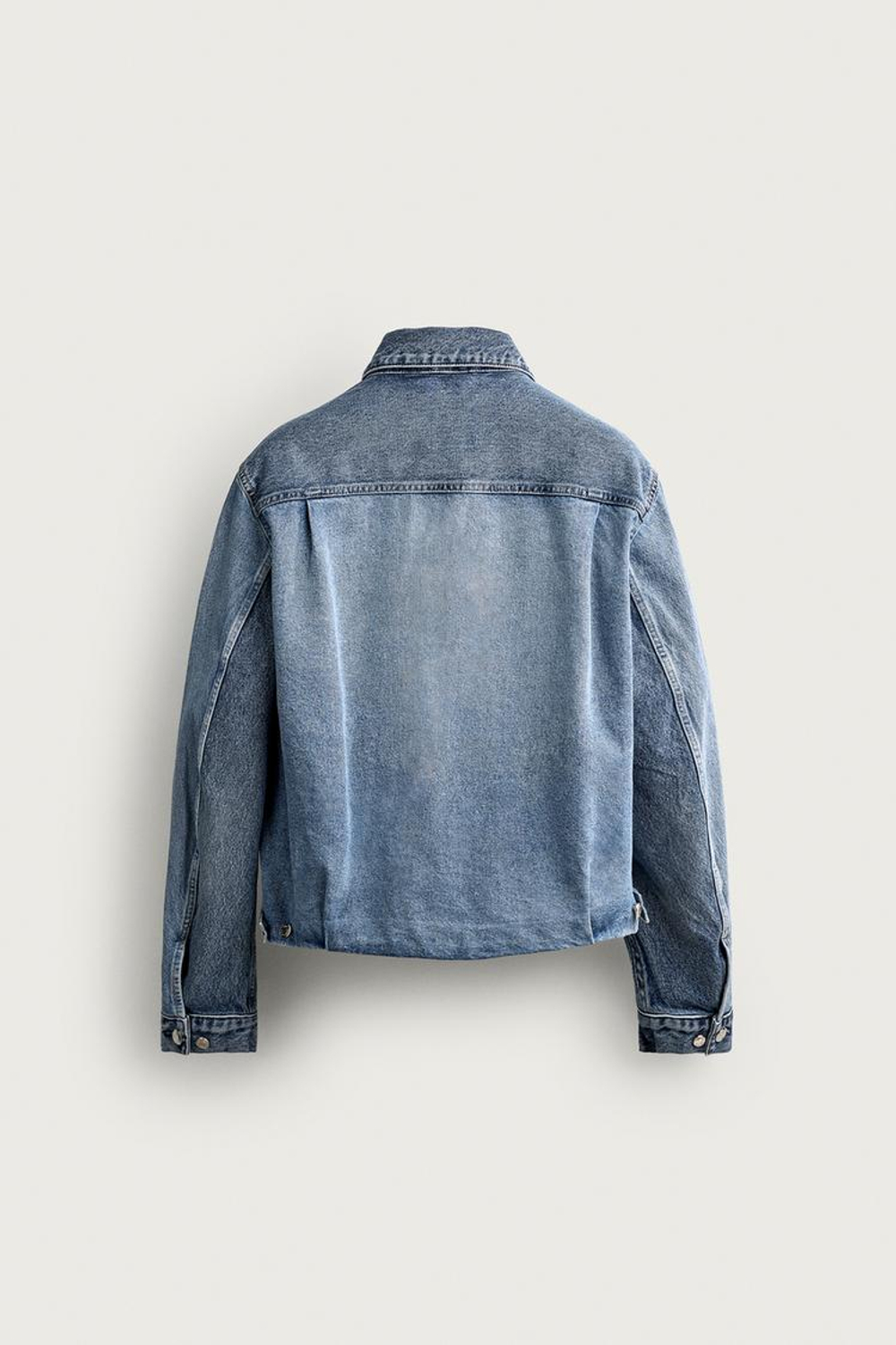 ZARA ДЖИНСОВАЯ КУРТКА TRUCKER 2026 TANAKA NY TYO LTD.©, ГОЛУБОЙ
