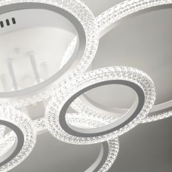 Светильник потолочный светодиодный Rivoli Marion 6107-109 132 Вт LED 2800К - 6200К модерн с пультом | Rivoli