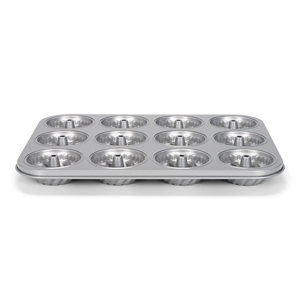 Форма на 12 кексов "Кугельхопф" Patisse Silver 35х24х3 см