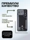 Задняя крышка для Oneplus Nord 5 черная (Phantom Grey) со стеклом камеры