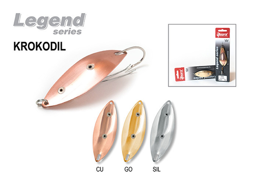 Блесна колебалка Akara Legend Krokodil 70 мм 15 гр. Go