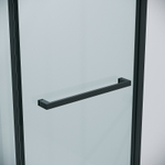 Душевой уголок Grossman Style 110х90 120.K33.05.1190.21.00 профиль Черный матовый стекло прозрачное