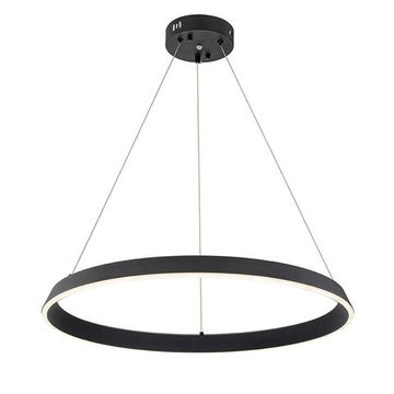 Подвесной светильник с пультом ДУ 39W 3000K-6500К V000090L 14019/1P Black черный Orta Indigo