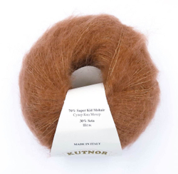 Пряжа Vittorio 25г, 200м, 70%супер кид мохер, 30%шёлк (цена за 1шт.)