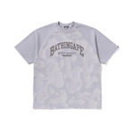 A Bathing Ape Bathing Ape Embroidered Logo Cotton Футболка серый