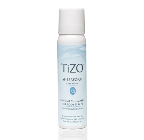 Спрей солнцезащитный для лица и тела без тона TiZO SheerFoam SPF-30 Non-Tinted, 100 мл