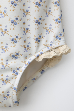 ZARA КУПАЛЬНИК С ЦВЕТОЧНЫМ КРУЖЕВОМ, БЕЖЕВЫЙ
