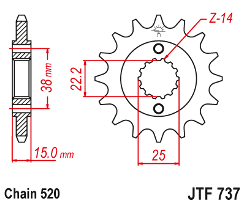 Звезда JTF737.14
