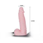 Надувной страпон Ultra Harness Sensual Comfort с насосом