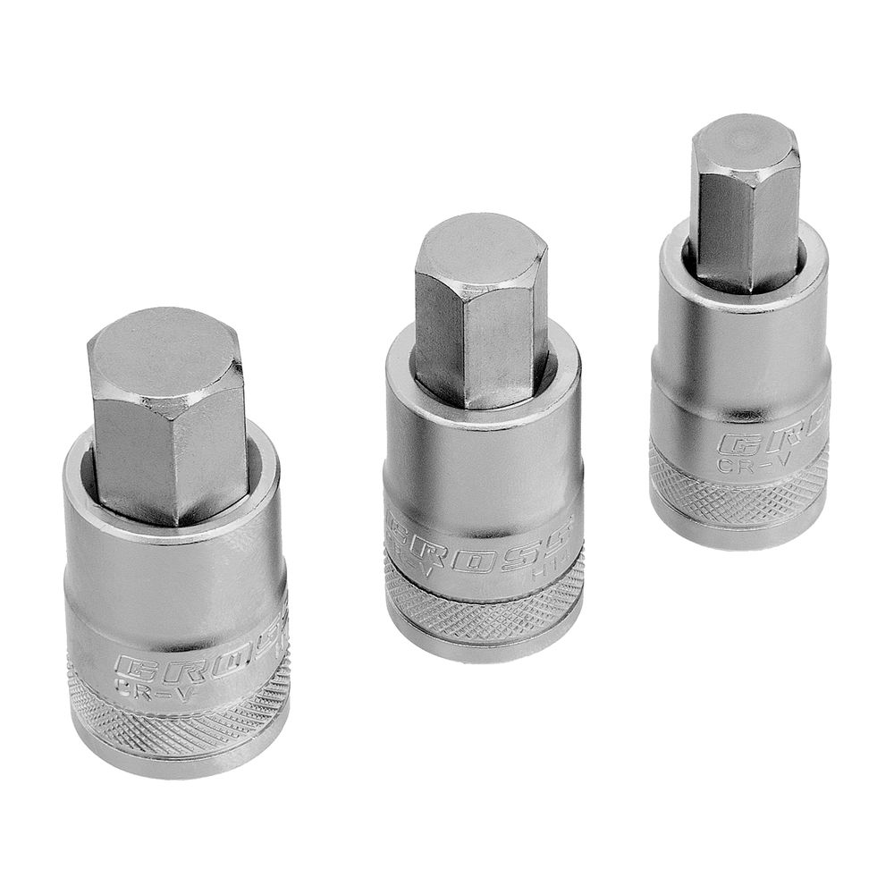 Набор инструментов, 1/4", 1/2", CrV, 120 зубьев, 115 предметов Gross