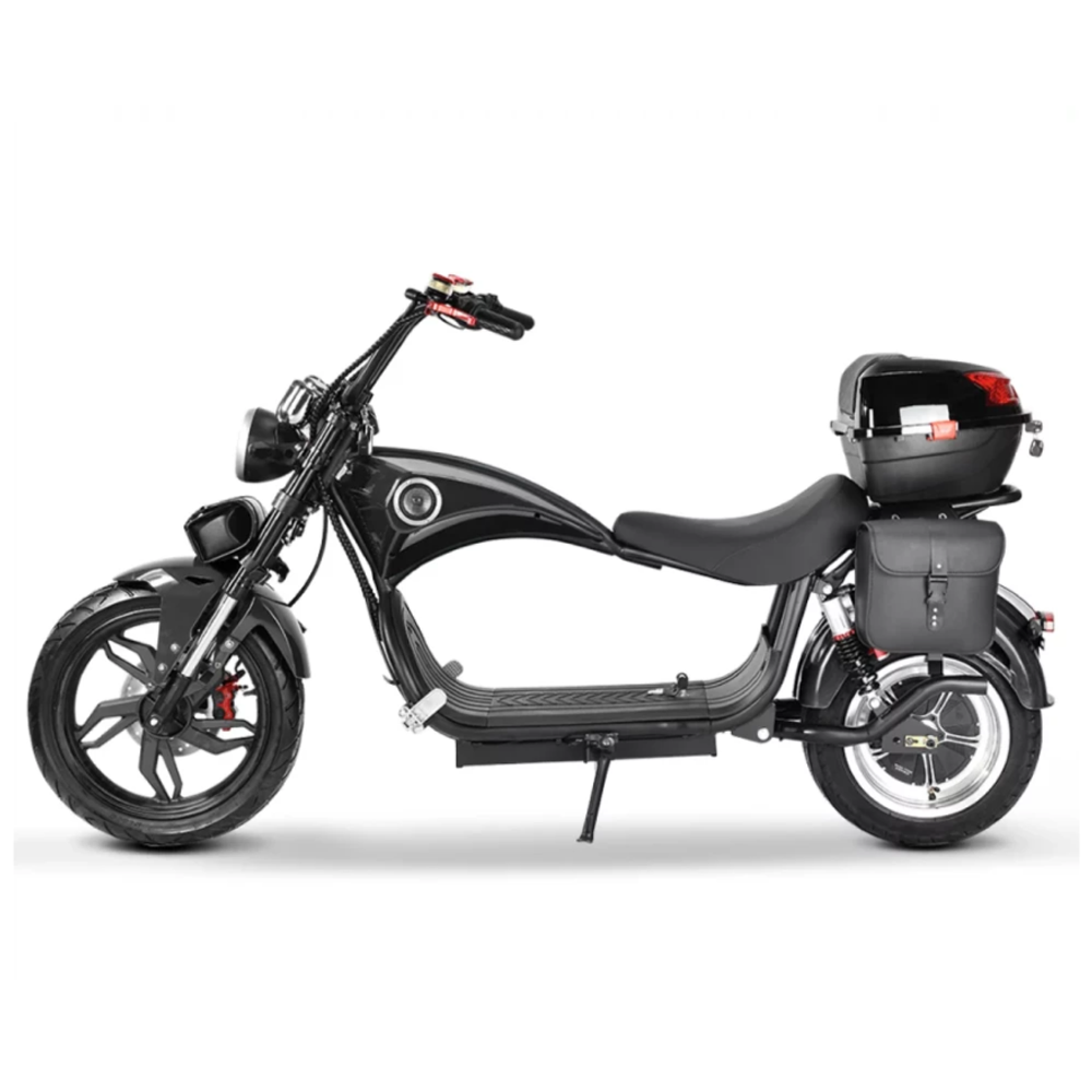 Электроскутер CityCoco Harley Chopper 3000W 60V 30Ah Чёрный