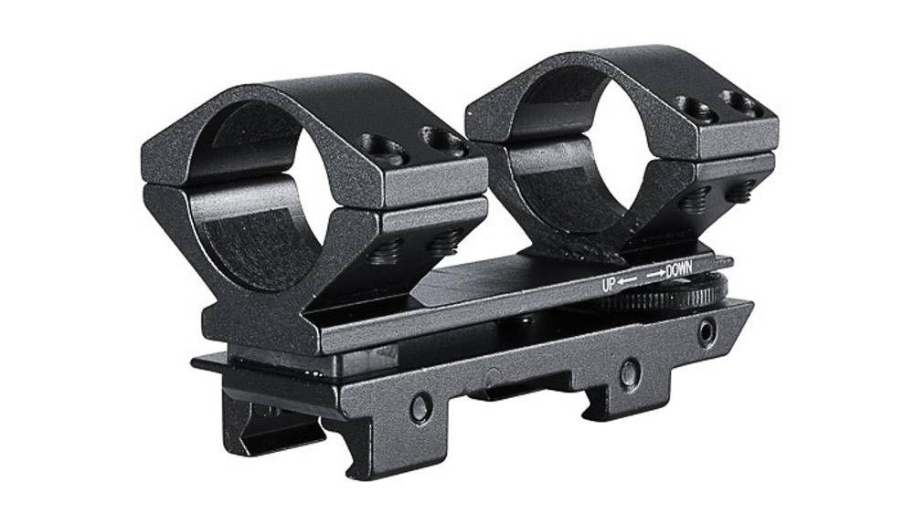 Кронштейн с кольцами Hawke Adjustableна 25,4 мм на планку Weaver, высокий, +/-30 MOA (22302)