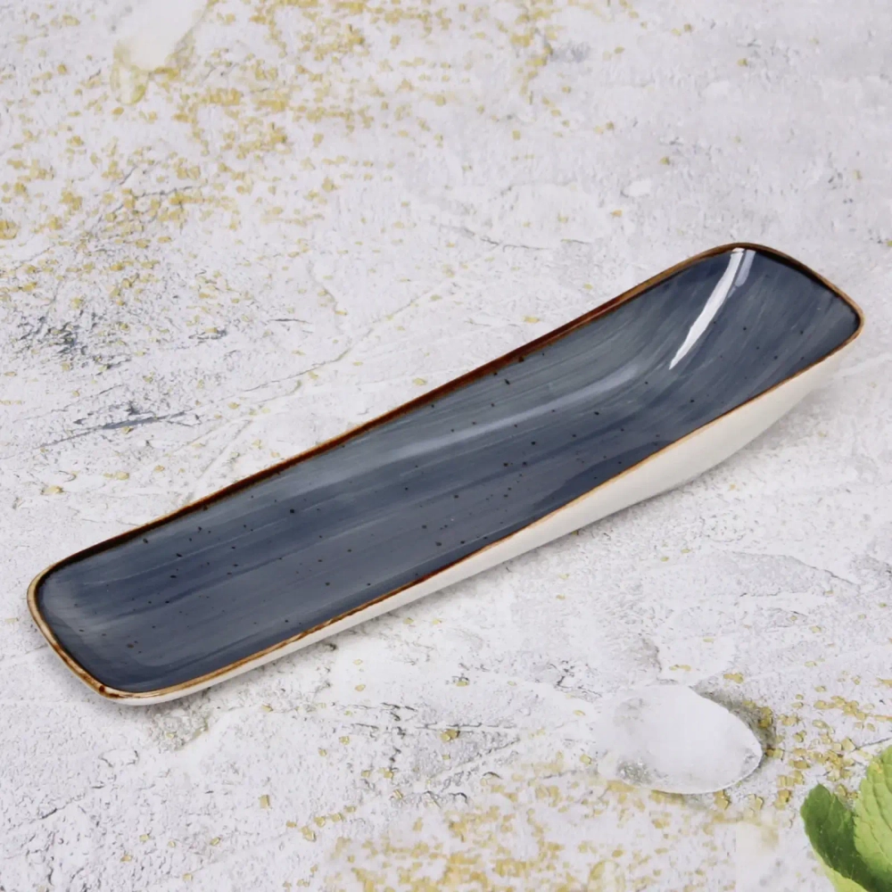 Тарелка керамическая «Corsica blue» сервировочная 36*9,5*5,5см