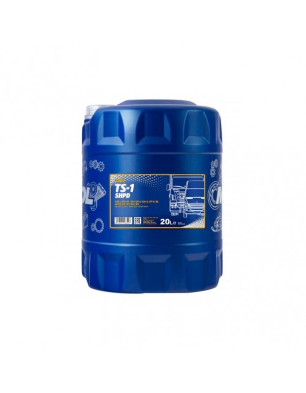 MANNOL TS-1 SHPD 7101 15W-40 CH-4/CG-4/CF-4/SL Масло моторное, 20л