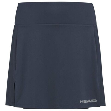 Теннисная юбка Head Club Basic Skort Long - небесный