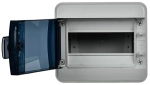 Корпус пластиковый КМПн-8 IP65 черная прозрачная дверь TEKFOR IEK