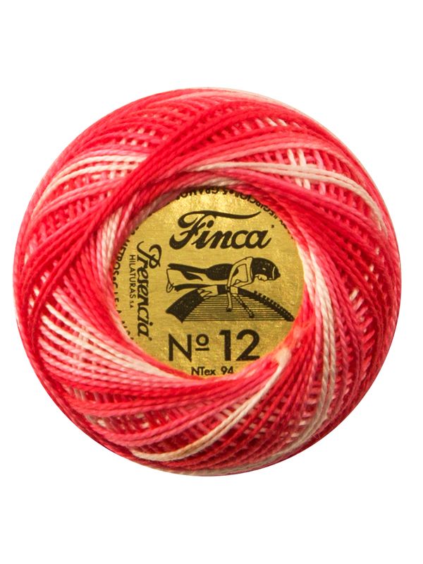 Мулине Finca №12 Perle (Жемчужное), цв. мультиколор 9350 / 1 мот. х 53 метра