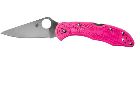 Складной нож Spyderco Delica 4 Lightweight C11FPPNS30V c клинком из стали CPM-S30V, рукоять FRN