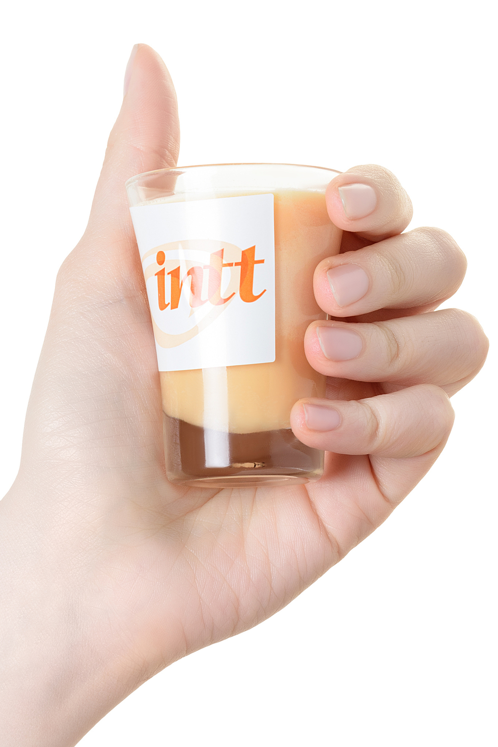 Массажная свеча для поцелуев INTT с ароматом персика 40 г