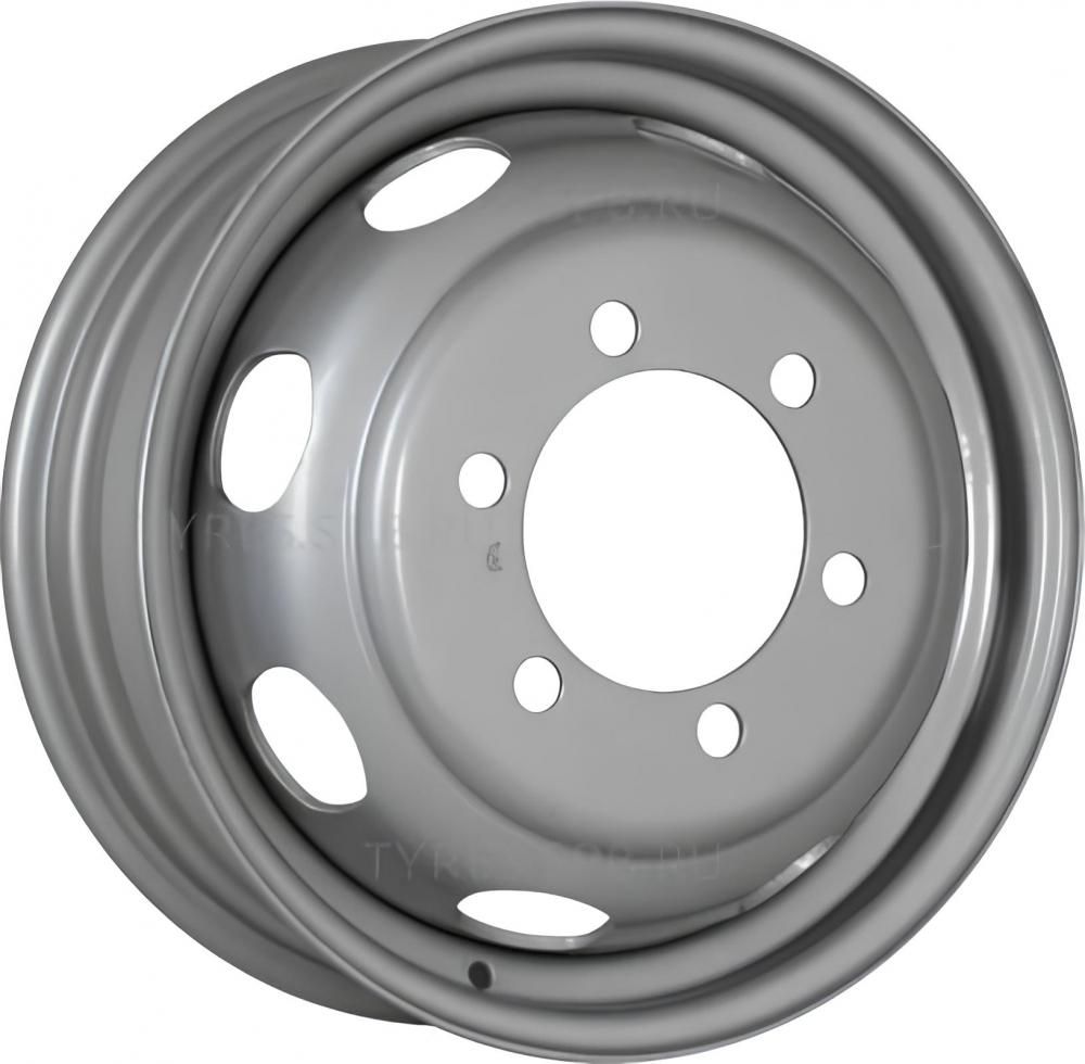SRW Steel 7.5x22.5 10x335 ET 162 Dia 281 (silver)