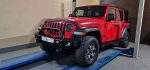 Бампер силовой передний Jeep Wrangler JL 2018+ под доп. фары, с центральной защитной дугой