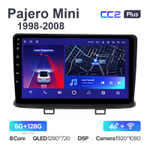 Teyes CC2 Plus 9"для Mitsubishi Pajero Mini 1998-2008