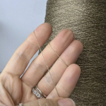 STRASS - Igea; 68% вискоза, 32% люрекс; 1250м/100гр; col.24920 цвет: песочный с золотым люрексом