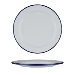 Тарелка d 20,5 см h1,7 см Blue Rim эмалированая сталь SUNNEX [1]