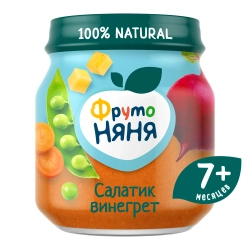 Пюре ФрутоНяня Салатик винегрет с 7 мес 110 г