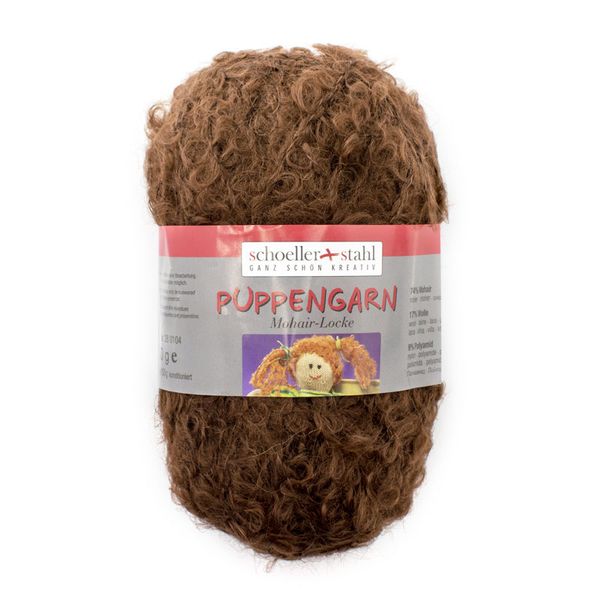 Пряжа Austermann (Аустерманн) Puppengarn / уп.10 мот. по 50 г, 50м, каштановый
