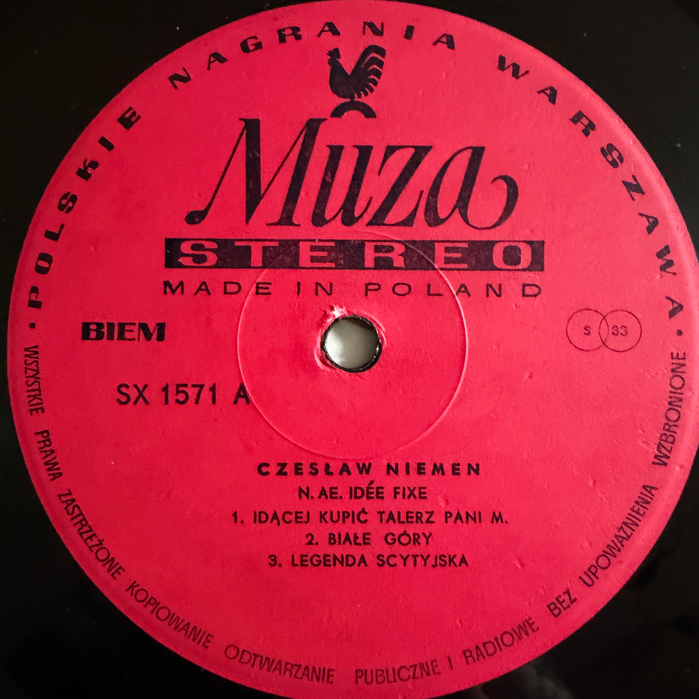 Виниловая пластинка Czesław Niemen – N. Ae. Idée Fixe 2LP