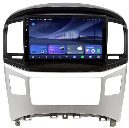 Магнитола для Hyundai H1 2015-2022 - Kuberg QLed, Android 14, TS105, Быстрейшая, CarPlay, SIM-слот
