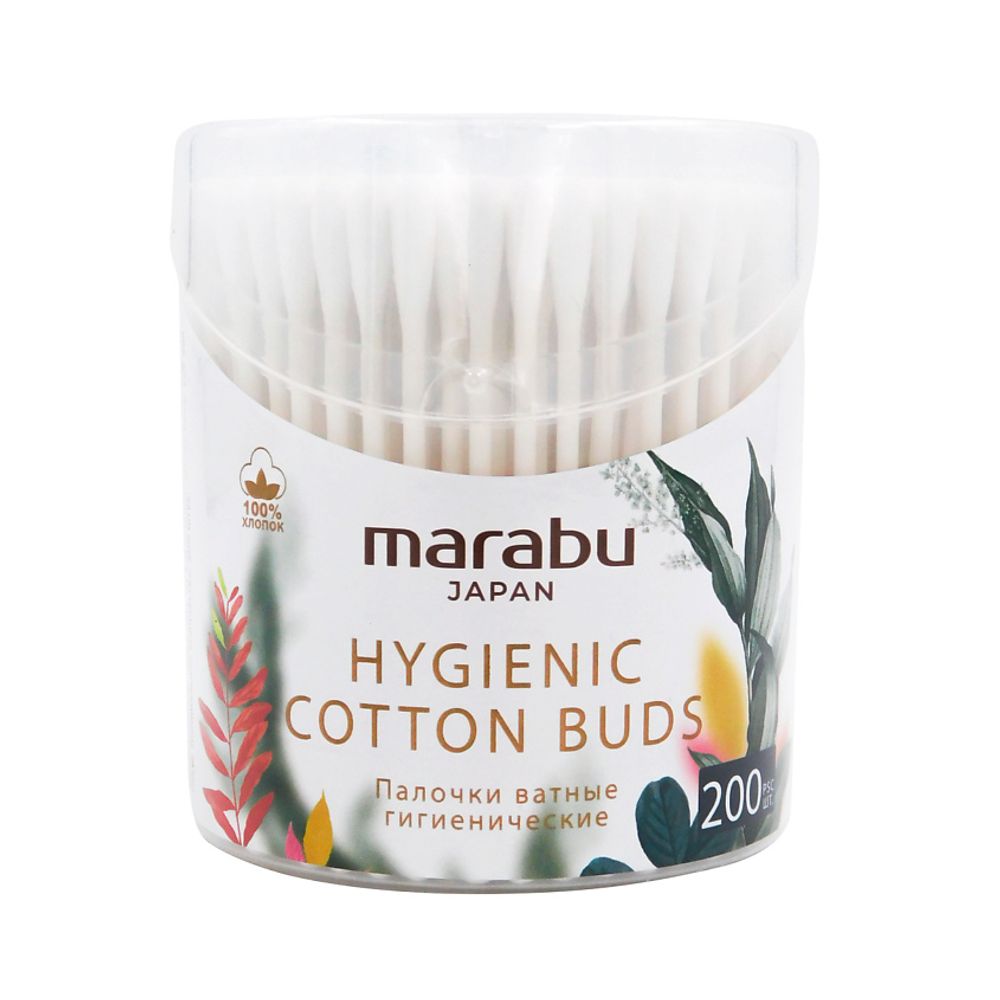 Ватные палочки Marabu Botanica 200шт
