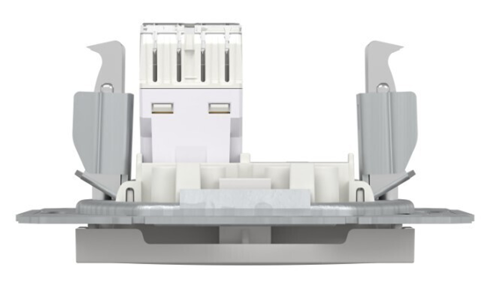 РОЗЕТКА КОМП С/У 1-ГНЕЗДО RJ45 CAT5E МЕХ БРОНЗА ASFORA /SCHNEIDER/