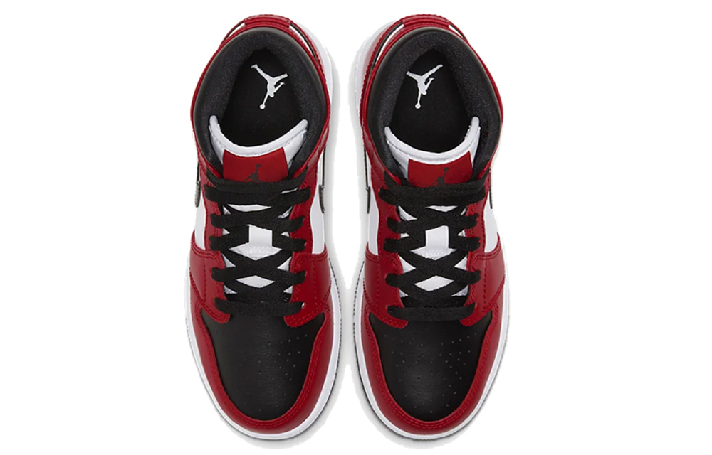 Jordan Kids Air Jordan 1 Mid "Chicago Black Toe" Sneakers