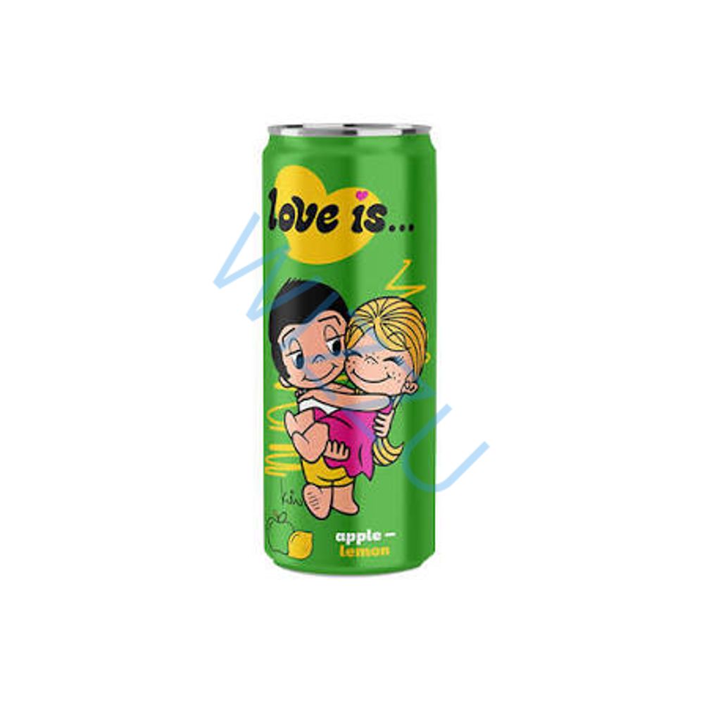 Напиток Love Is яблоко и лимон 330мл